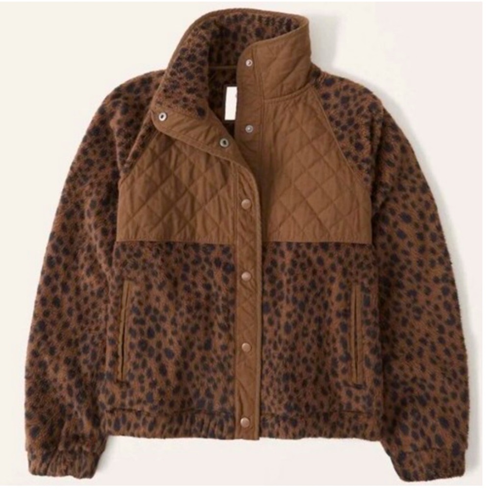 🐆 LEOPARD QUILTED JACKET